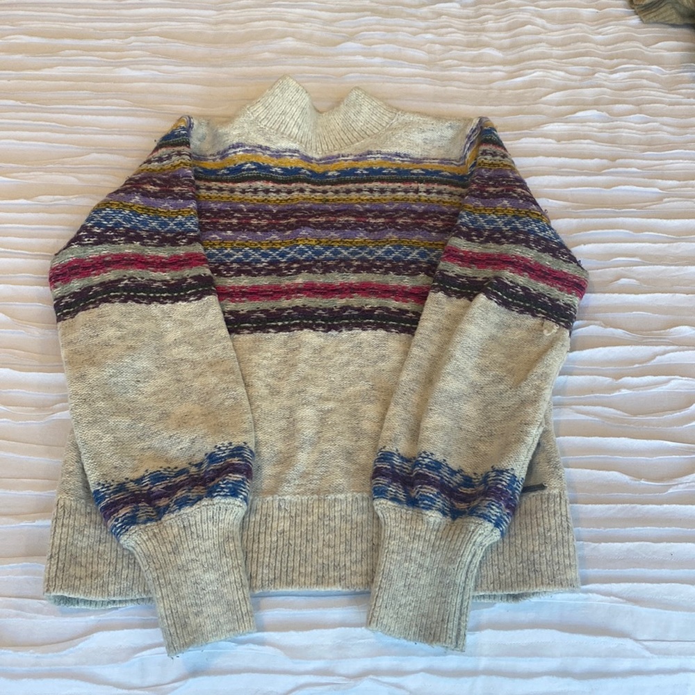 Abercrombie and Fitch Fair Isle Sweater Small